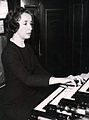 Jeanne Demessieux à l'orgue de la Madeleine.