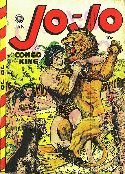 Cover of Jo-Jo, Congo King #23 (1949)