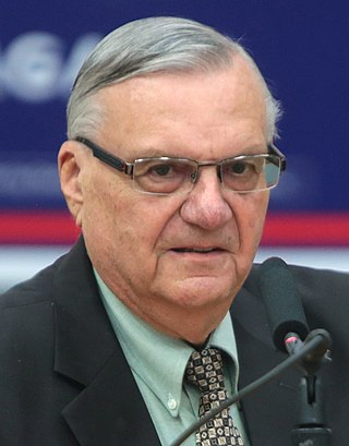<span class="mw-page-title-main">Joe Arpaio</span> American former law enforcement officer and politician