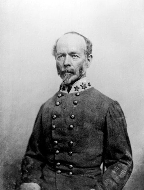 Johnston in uniform, c. 1862