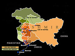 The Kashmir Valley in 1965: The Army Special Service Group teams were successful in their infiltration mission in 1964 but the plan failed when the local Kashmiris alerted the Indian agencies of this expedition, resulting India mounting an invasion on Pakistan in 1965. Kashmir 1965.jpg