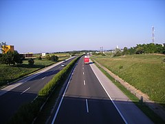 Autostrada M1 koło Kisigmánd