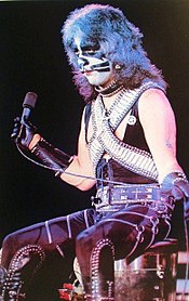 Peter Criss, the original Kiss drummer, wrote only five tracks for the band, but performed vocals on a total of thirteen. Kiss - Peter Criss (1977).jpg