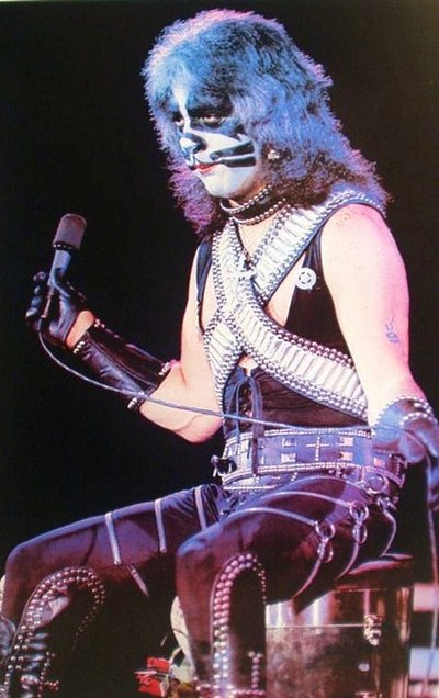 Criss with Kiss in 1977