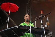 Keyboardist Alf Ator at Rockharz 2014