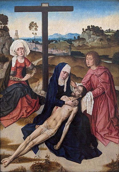 File:La Déploration du Christ - Atelier de Dirck Bouts - Musée du Louvre Peintures RF 1.jpg