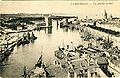 La Rochelle:vue générale du port avant 1906.