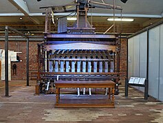 Ribbon looms (1884), in Manufacture des Flandres.- Roubaix