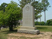 The monument marking the site of LaGrange College Lagrange-monument.jpg