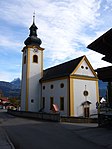 Catholic parish church hl.  Ursula with cemetery and war memorials