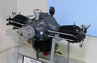 <span class="mw-page-title-main">Lawrance A-3</span> Twin-cylinder aircraft piston engine