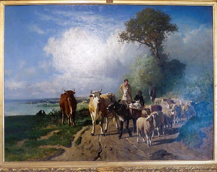 File:Le retour du marché huile sur toile (97,5 x 131) par Constant Troyon vers 1855 (1810-1865) musée des Beaux-Arts de Chartres Eure-et-Loir France.jpg