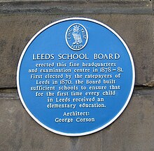Leeds School Board blue plaque.jpg