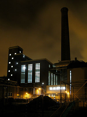 Leiden - View of power station in town center