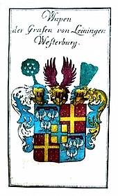 Wappen der Grafen zu Leiningen-Westerburg