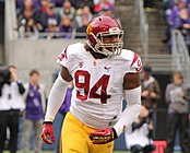 Williams playing for USC in 2012 Leonard Williams (8098381881).jpg