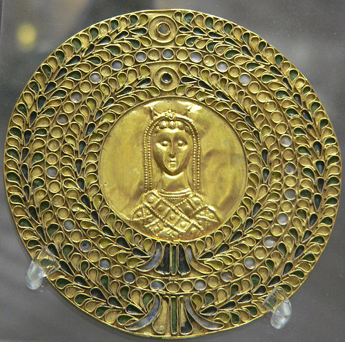 Gold medallion of Eudoxia