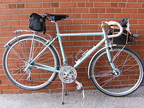 A light touring bicycle