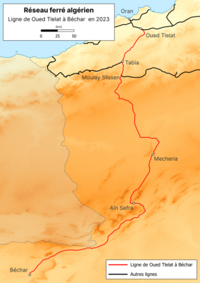 Image illustrative de l’article Ligne de Oued Tlelat à Béchar