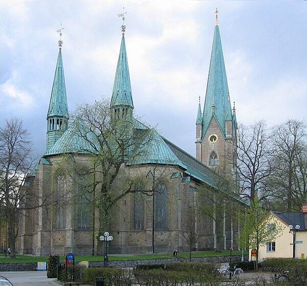 The Linköping Cathedral seen from the east.