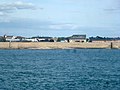 Les remparts de Port-Louis vus depuis la rade de Lorient.