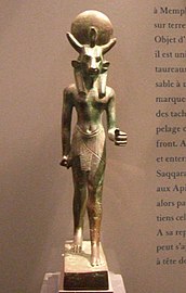 Statuette d'Apis anthropomorphe.