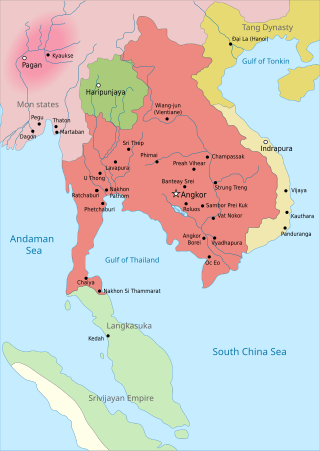 <span class="mw-page-title-main">Khmer Empire</span> 802–1431 empire in Southeast Asia