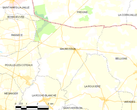 Mapa obce Maumusson