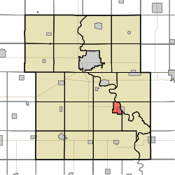 Map highlighting Sumner Township, Webster County, Iowa.svg