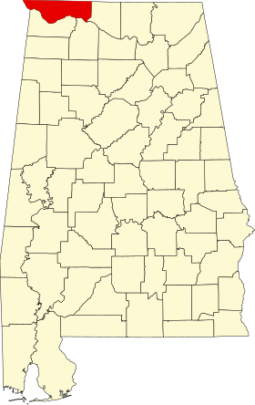 Locatie van Lauderdale County (Lauderdale County)