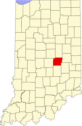 Ubicación del condado de Hancock (condado de Hancock)