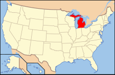 USA térképe MI.svg