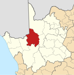 Map of the Northern Cape with Kai! Garib highlighted (2016) .svg