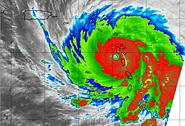 Orkaan Maria op 19 september 2017