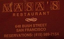 Masa's Restaurant - matchbook.JPG