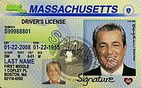 Massachusetts sample driver's license, 2006.jpg