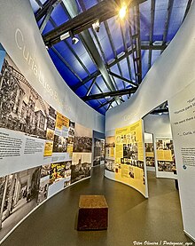 Museum in Vilar Formoso reminding the Jews who were hosted in Portugal during WWII Memorial Vilar Formoso, Fronteira da Paz - Portugal (52864401435).jpg