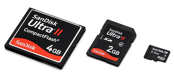 Miniaturization is evident in memory card creation; over time, the physical card sizes have become smaller