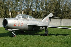 МиГ-15УТИ в музее Венгерских ВВС