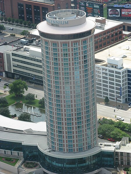 File:Millennium Hotel from Arch.jpg