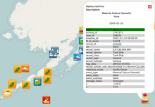 Public incident data from 2001 to 2010 in south central Alaska over an OpenStreetMap base Misle-ak-osm.png