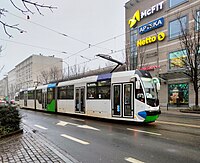 Moderus Beta MF 29 AC BD 622, tram line 10, Szczecin, 2021.jpg
