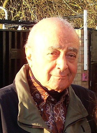 <span class="mw-page-title-main">Mohamed Al-Fayed</span> Egyptian businessman (1929–2023)