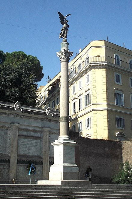 Victory column to the Capture of Rome near Porta Pia