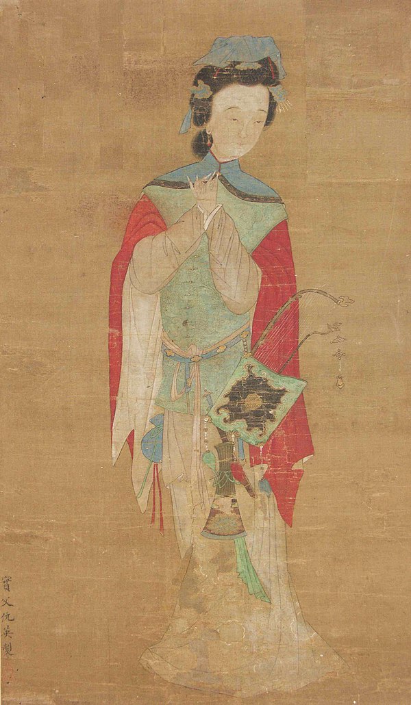 Painting of Hua Mulan, 18th century, housed in the British Museum.