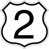 National Highway 2 Schild