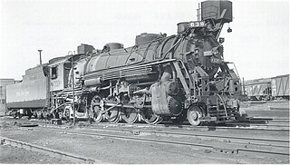 <span class="mw-page-title-main">2-8-2</span> Locomotive wheel arrangement