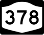 New York State Route 378 penanda