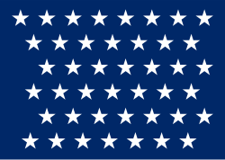 US Naval Jack 43 stars.svg