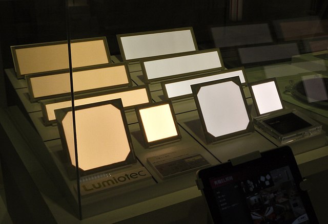 Prototype OLED lighting panels